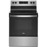 Whirlpool 30 in. 5.3 cu. ft. 4-Burner Electric Range in Stainless Steel with Storage Drawer