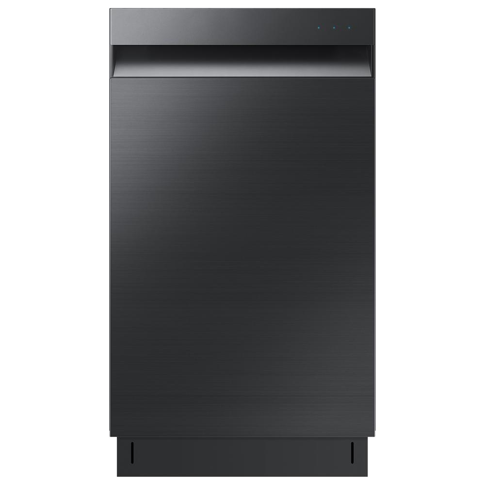 Samsung 18 in. Top Control Dishwasher in Fingerprint Resistant Black Stainless Steel, AutoRelease, 46 dBA