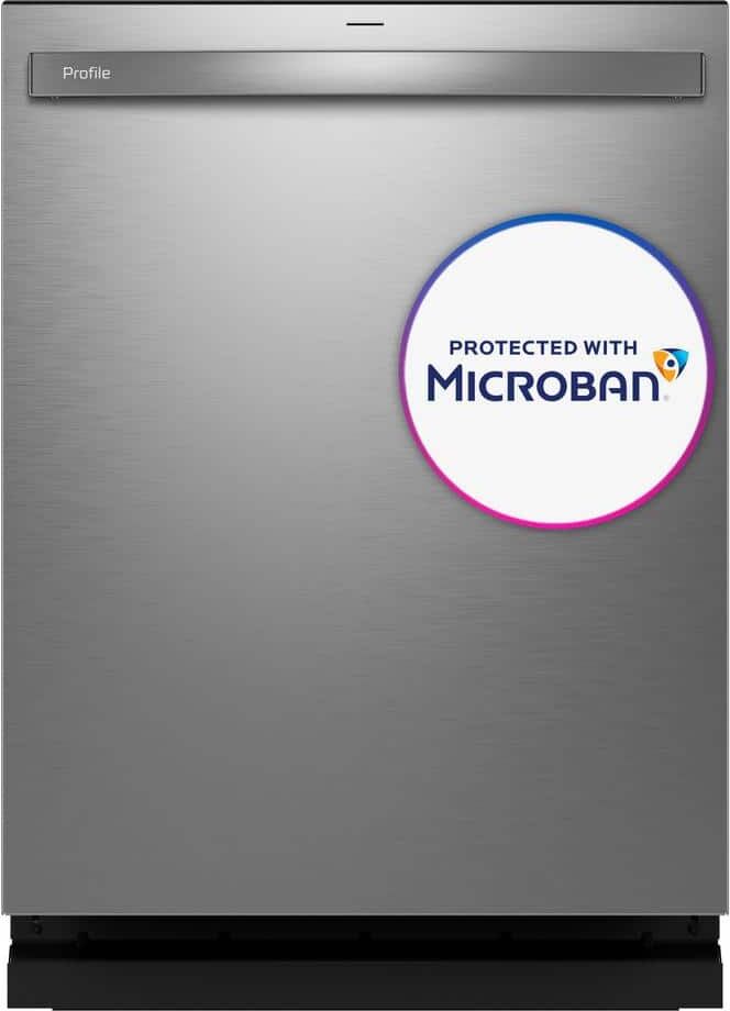 24 in. Fingerprint Resistant Stainless Top Control Smart Built-In Tall Tub Dishwasher with Microban Technology, 44 dBA