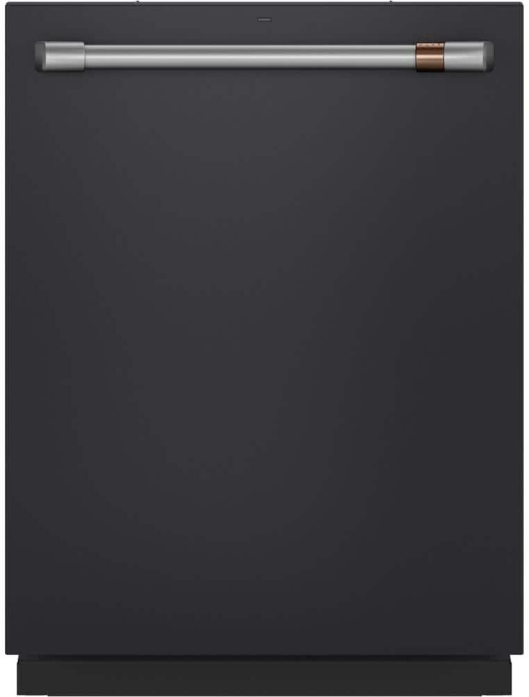 Cafe 24 in. Fingerprint Resistant Matte Black Top Control Built-In Dishwasher w/Stainless Steel Tub, 3rd Rack, 45 dBA