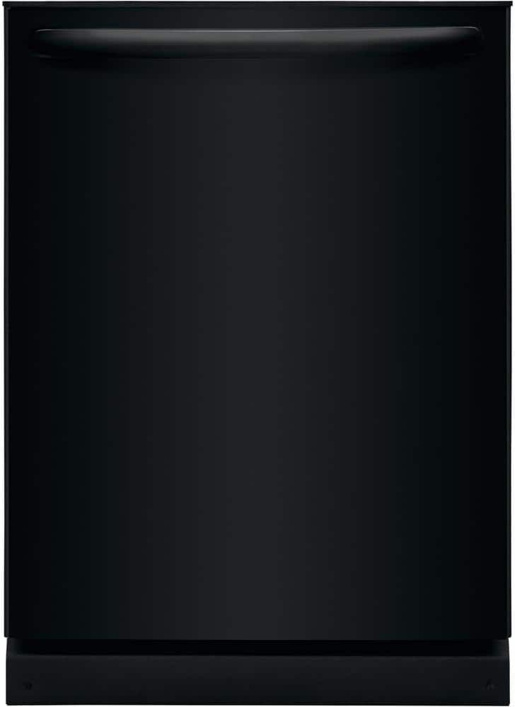 Frigidaire 24 In. in. Top Control Built-In Tall Tub Dishwasher in Black with 4-Cycles, 54 dBA