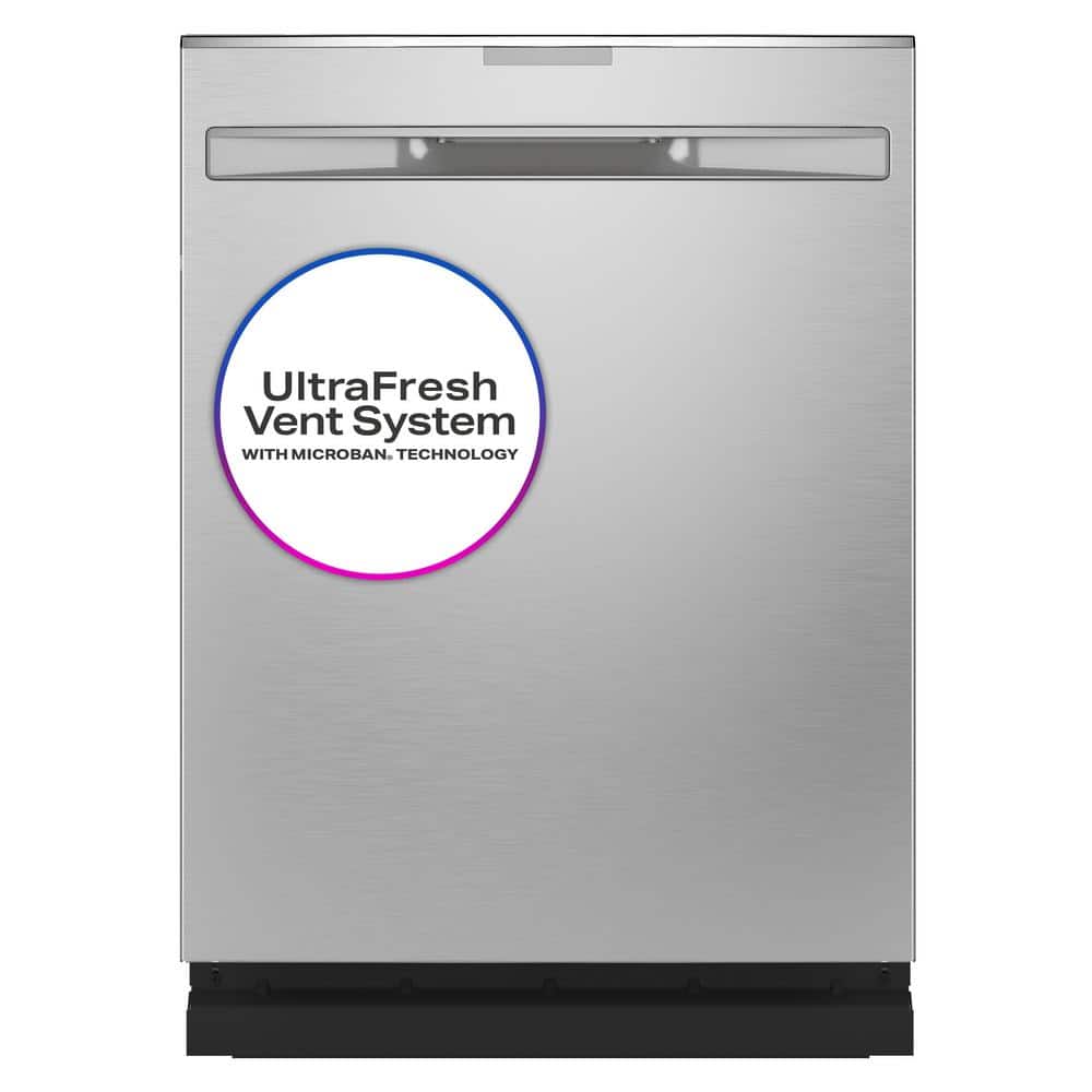 24 in.Built-In Top Control Fingerprint Resistant Stainless Steel Dishwasher w/Stainless Tub, Microban Technology, 42 dBA