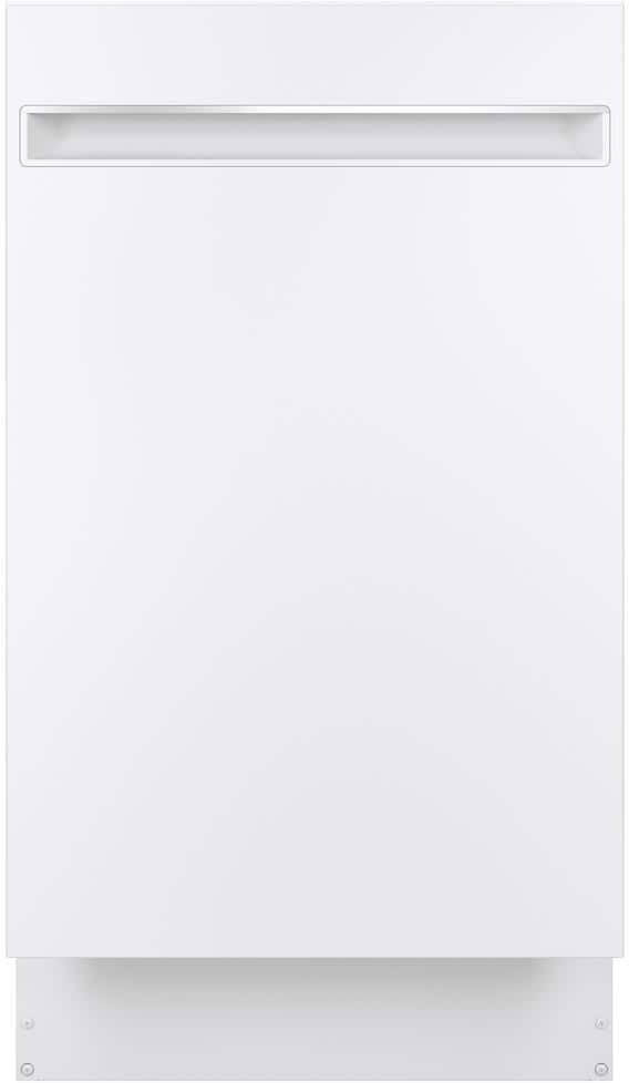 GE 18 in. White Top Control ADA Dishwasher with Stainless Steel Tub and 47 dBA