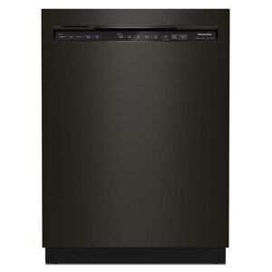 KitchenAid 24 in. Black Stainless Front Control Built-in Tall Tub Dishwasher with Stainless Steel Tub and Third Level Rack, 44 dBA, Black Stainless Steel with PrintShield™ Finish