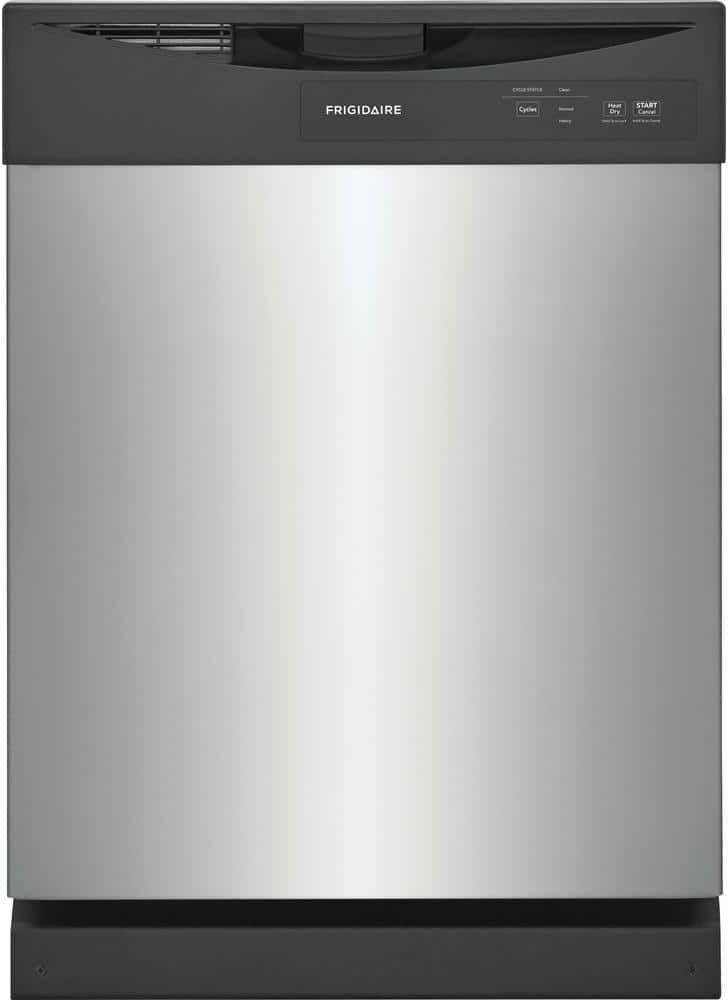 Frigidaire 24 in. Stainless Steel Front Control Smart Built-In Tall Tub Dishwasher