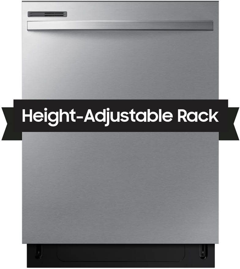 Samsung Fingerprint Resistant 53 dBA Dishwasher with Adjustable Rack in Stainless Steel