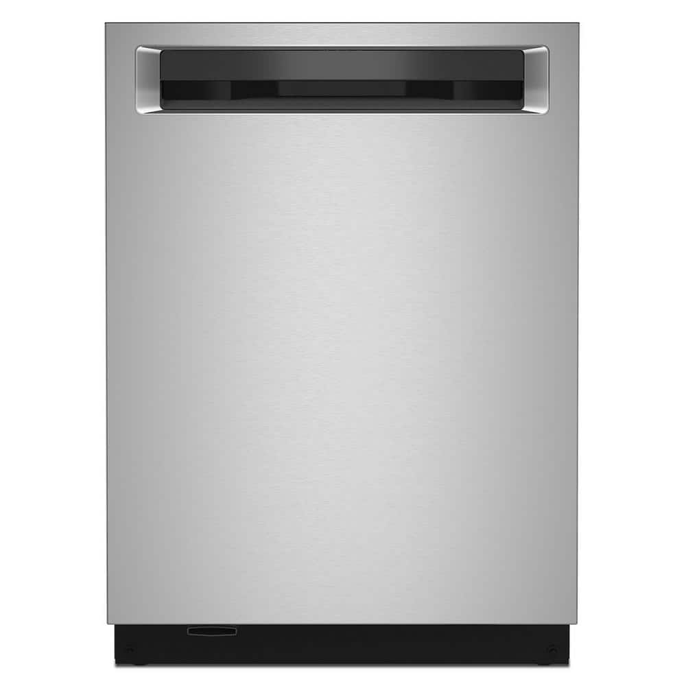 KitchenAid 24 in. PrintShield Stainless Steel Top Control Built-In Tall Tub Dishwasher with Stainless Steel Tub, 44 dBA