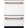Cafe 24 in. Matte White Double Drawer Dishwasher