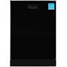 EQUATOR ADVANCED Appliances 24" Built-In Tall Tub Dishwasher Europe made w/Top Control 15 Place Settings & 8 Wash Cycles in Black