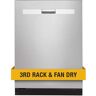 Whirlpool 24 in. Stainless Steel Top Control Dishwasher with 3rd Rack