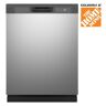 GE 24 in. Built-In Tall Tub Front Control Stainless Steel Dishwasher with 60 dBA, ENERGY STAR