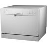 RCA 24 in. White Electronic CounterTop Control 600120-volt Dishwasher with 6-Cycles, 6 Place Settings Capacity