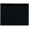 Farberware Professional Countertop Portable Dishwasher in Black with 6-Place Settings Capacity