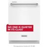 KitchenAid 24 in. White Top Control Built-In Tall Tub Dishwasher with Stainless Steel TubThird Level Rack, 39 DBA