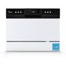 Midea 22 in. Portable Countertop Dishwasher White ENERGY STAR 6 Place Settings 8 Washing Cycles for Apartment, Dorm, and RVs