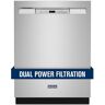 Maytag 24 in. Fingerprint Resistant Stainless Front Control Built-In Tall Tub Dishwasher with Dual Power Filtration, 50 dBA