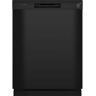 Hotpoint 24 in. Built-In Tall Tub Front Control Dishwasher with One Button in Black, 60 dBA