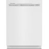 KitchenAid 24 in. White Front Control Dishwasher with Stainless Steel Tub and ProWash Cycle