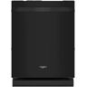 Whirlpool 24 in. Top Control Standard Built-In Dishwasher in Black with 3rd Rack