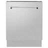 ZLINE Kitchen and Bath Tallac Series 24 in. Top Control 8-Cycle Tall Tub Dishwasher with 3rd Rack in Stainless Steel