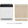 ZLINE Kitchen and Bath Tallac Series 24 in. Top Control 8-Cycle Tall Tub Panel Ready Dishwasher with 3rd Rack & Stainless Steel Tub