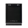 Unique Classic Retro 24 in. Top Control Dishwasher with Stainless Steel Tub and 3rd Rack in Midnight Black