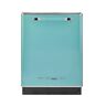 Unique Classic Retro 24 in. in Ocean Mist Turquoise Top Control Dishwasher with Stainless Steel Tub and 3rd Rack