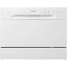 Danby 24 in. White CounterTop Front Control Dishwasher with 6-Cycles, 6 Place Settings Capacity