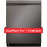 LG 24 in. PrintProof Black Stainless Steel Top Control Smart Dishwasher with QuadWash Pro, Dynamic Dry and TrueSteam