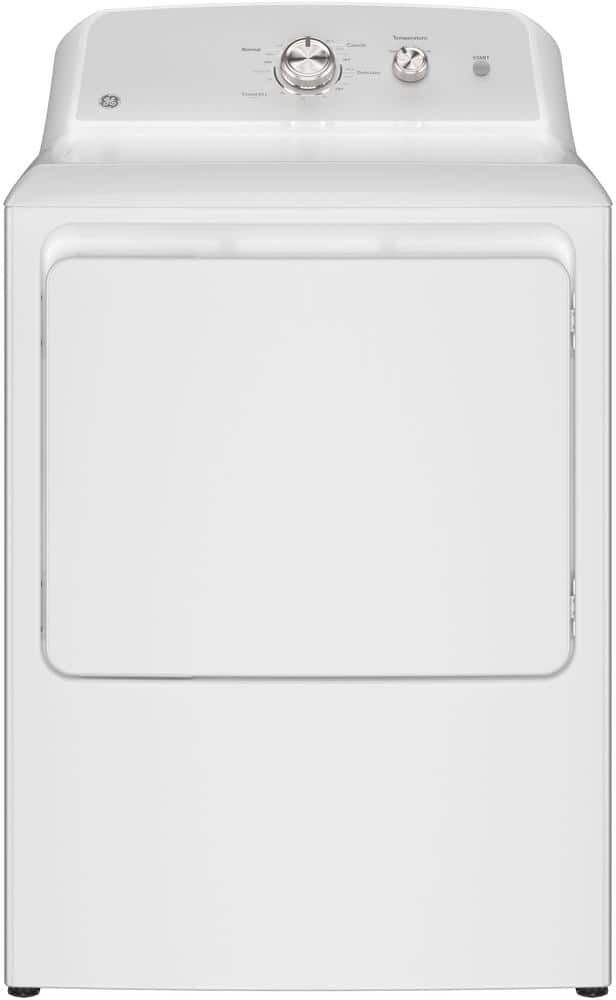 GE 7.2 cu. ft. vented Electric Dryer in White with Auto Dry and 120ft Venting