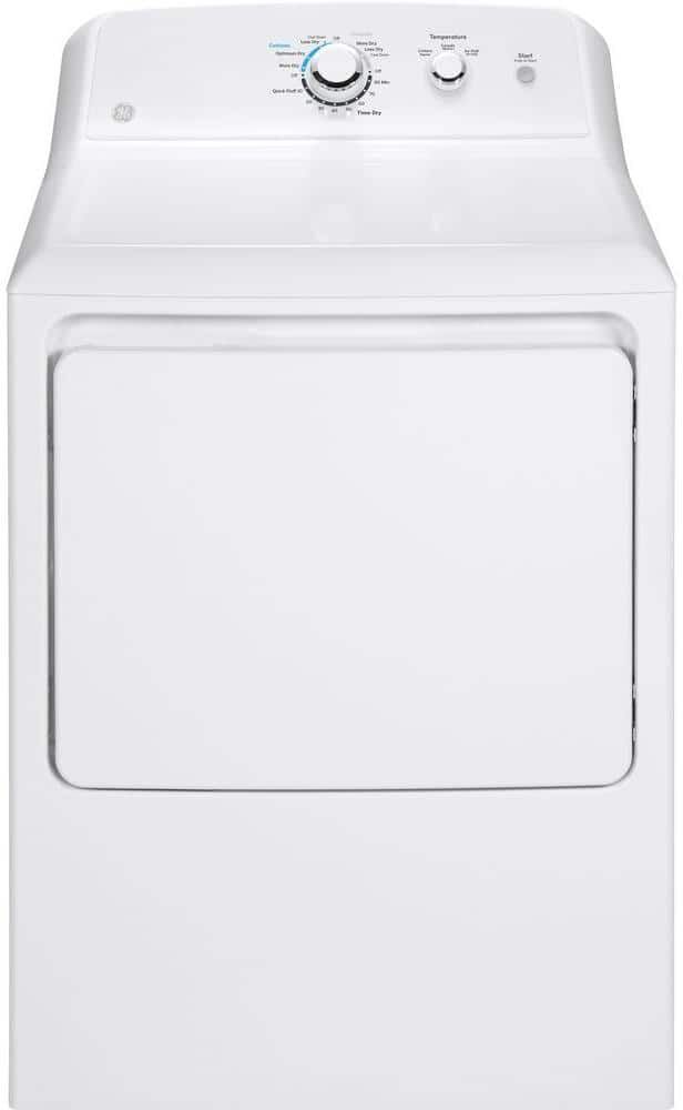 GE 7.2 cu.ft. vented Electric Dryer in White