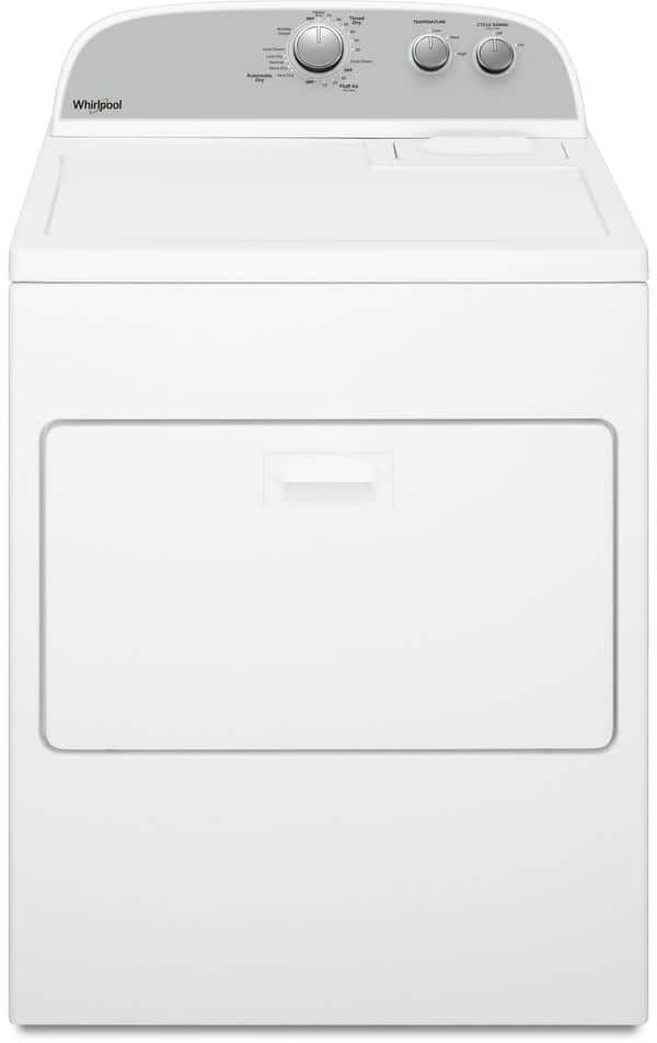 Whirlpool 7.0 cu. ft. 240-Volt White Electric Vented Dryer with AUTODRY Drying System