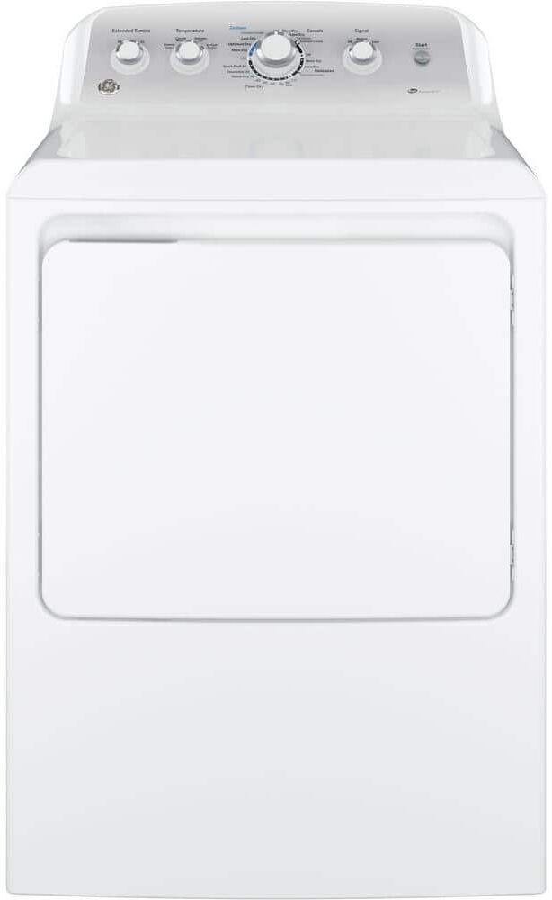 GE 7.2 cu. ft. Electric Dryer in White with Sensor Dry