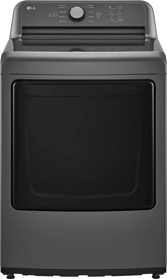 LG 7.3 cu. ft. Vented Electric Dryer in Monochrome Grey with Sensor Dry Technology