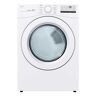 LG 7.4 Cu. Ft. vented Stackable Electric Dryer in White with Sensor Dry