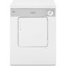 Whirlpool 3.4 cu. ft. 120-Volt White Compact Electric Vented Dryer with Flexible Installation