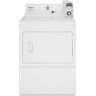 Whirlpool 7.4 cu. ft. 240-Volt White Commercial Electric Vented Dryer Coin Operated