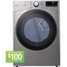 LG 7.4 cu. ft. Large Capacity vented Smart Stackable Electric Dryer with Sensor Dry in Graphite Steel