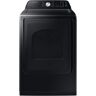 Samsung 7.4 cu. ft. Vented front load Smart Gas Dryer with Sensor Dry in Brushed Black