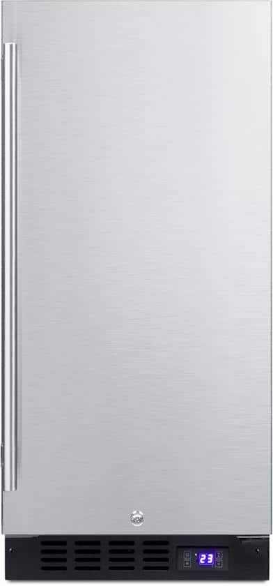 Summit Appliance 2.45 cu. ft. Frost Free Upright Commercial Freezer in Stainless Steel