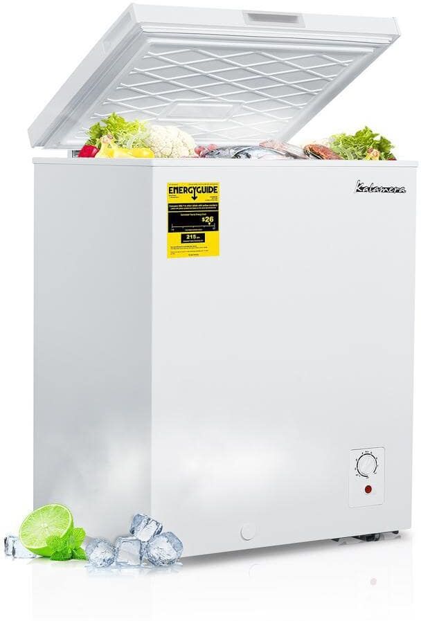 Kalamera 5.0 cu. ft. Compact Chest Freestanding Freezer for Home