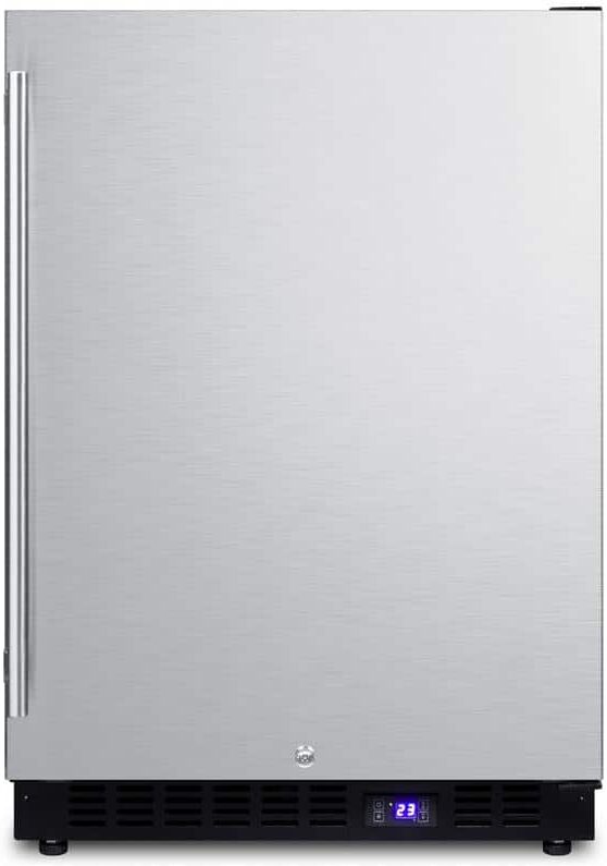 Summit Appliance 4.7 cu. ft. Frost Free Upright Outdoor Freezer In Stainless Steel