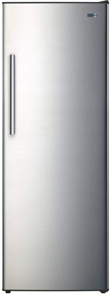 Vissani 11 cu. ft. Convertible Auto Defrost Garage Ready Upright Freezer/Refrigerator in Stainless Steel, Energy Star