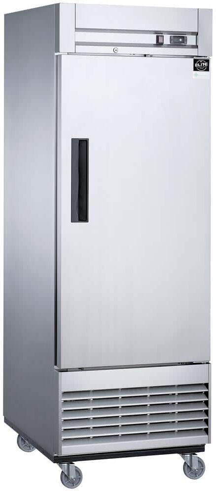 Elite Kitchen Supply 17.7 cu. ft. Auto-Defrost Commercial Upright Reach-in Freezer in Stainless Steel