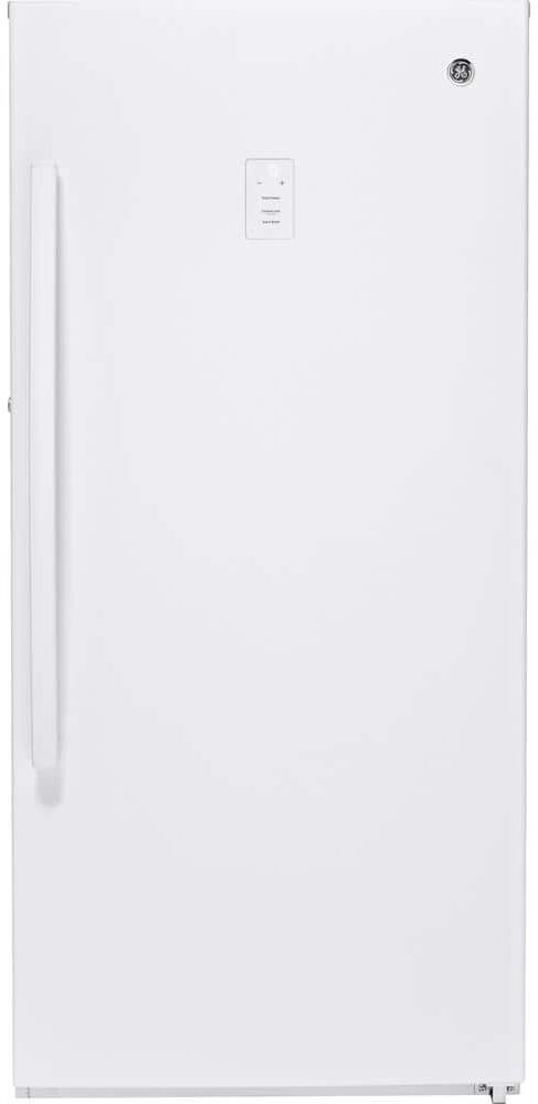 Garage Ready 14.1 cu. ft. Frost Free Defrost Upright Freezer in White