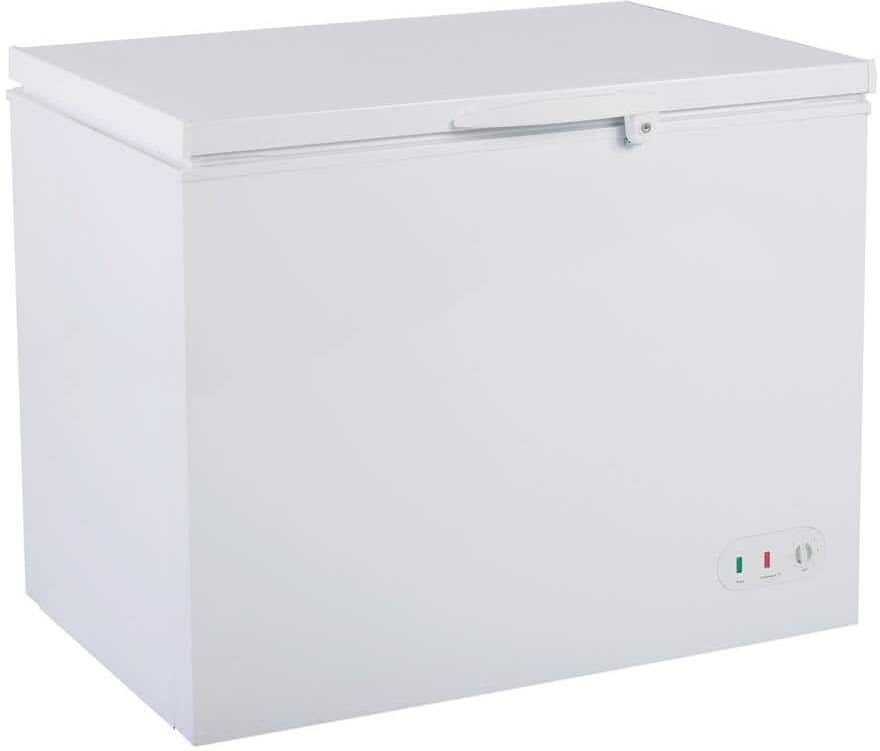 Maxx Cold 50 in. 12.7 cu. ft. Manual Defrost Chest Freezer with Solid Top, Locking Lid, Garage Ready, in White