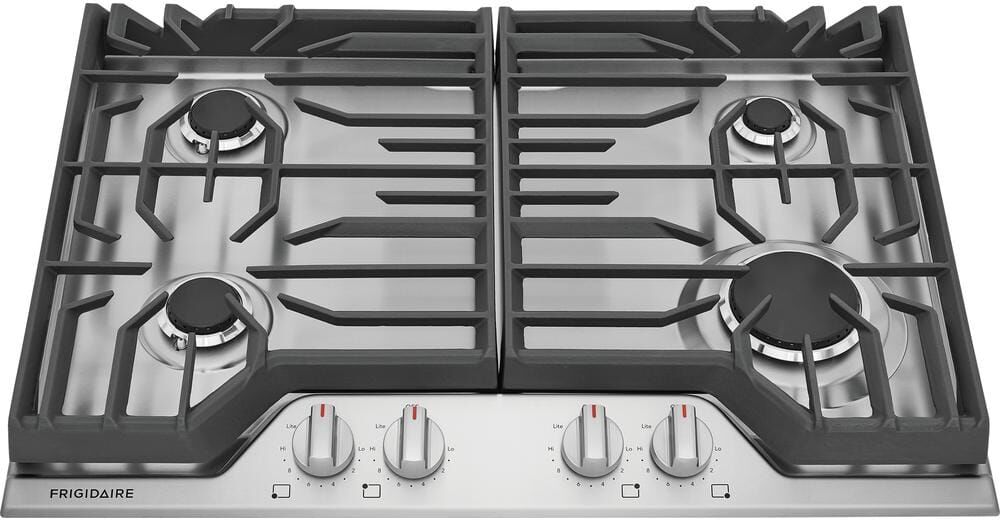 Frigidaire 30 in. Gas Cooktop in Stainless Steel with 4-Burners