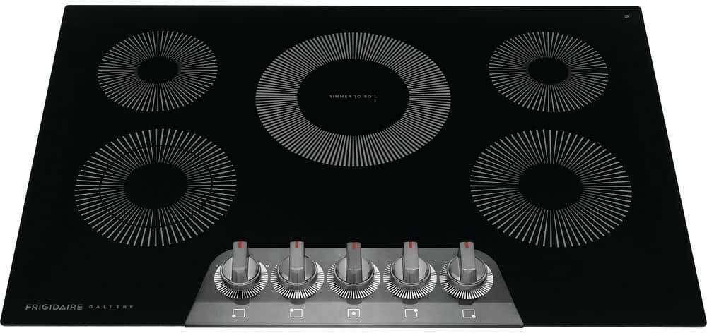 FRIGIDAIRE Gallery 30 in. Radiant Electric Cooktop in Black Stainless Steel with 5 Elements