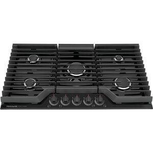 FRIGIDAIRE GALLERY 36 in. Gas Cooktop in Black with 5-Burners