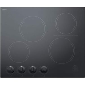 Summit Appliance 24 in. Radiant Electric Cooktop in Black with 4 Elements